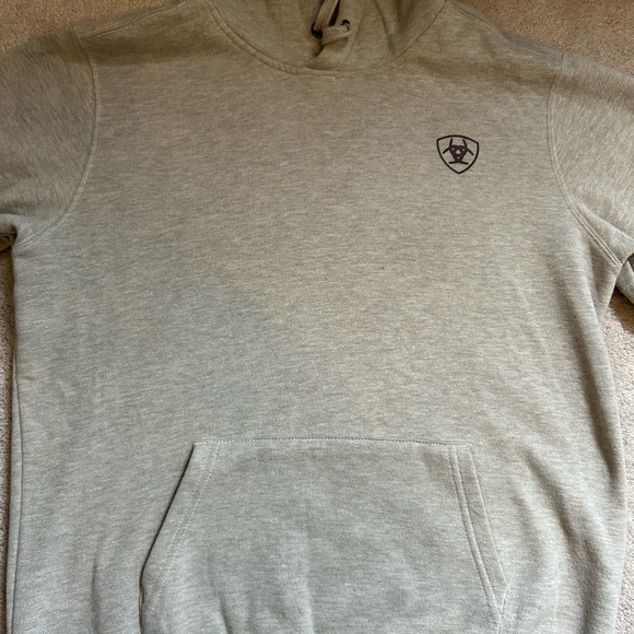 Ariat cream/tan hoodie - Picture 3 of 3